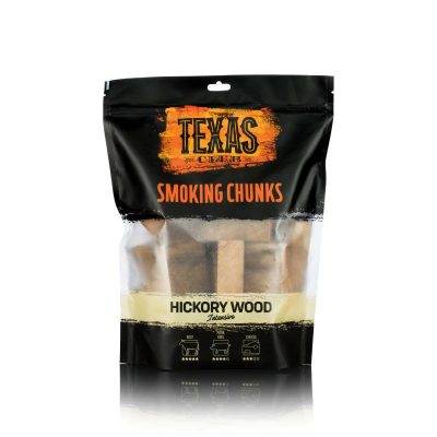Texas Club Hickory wood smoking chunks, 1 kg.