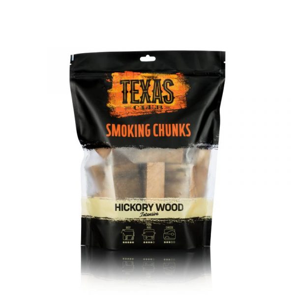 Texas Club Hickory wood smoking chunks, 1 kg.