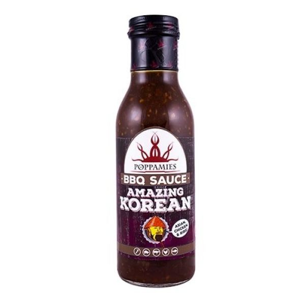 Poppamies Amazing Korean Grill Sauce, 445 g.