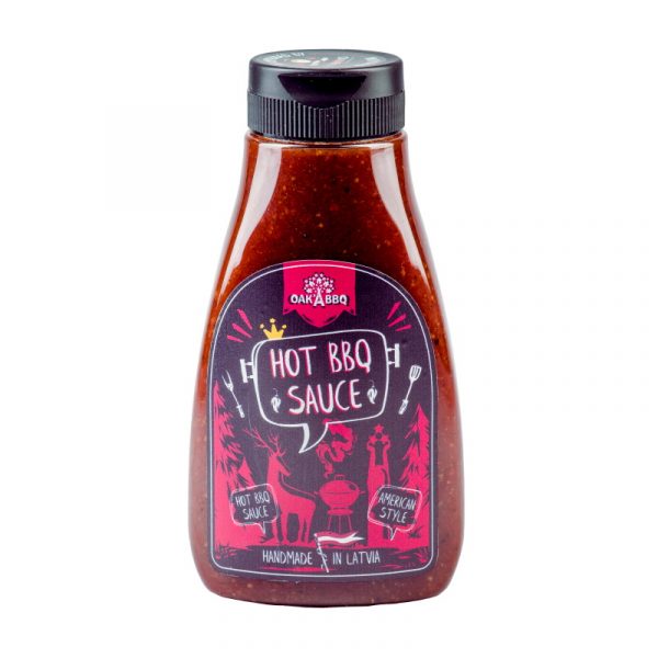 Oak'A Hot BBQ Sauce, 270g.