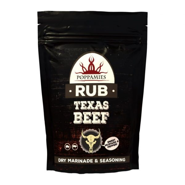 Poppamies TEXAS BEEF RUB seasoning, 200 g.