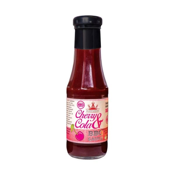 Poppamies Cherry & Cola BBQ sauce-marinade, 345 g.
