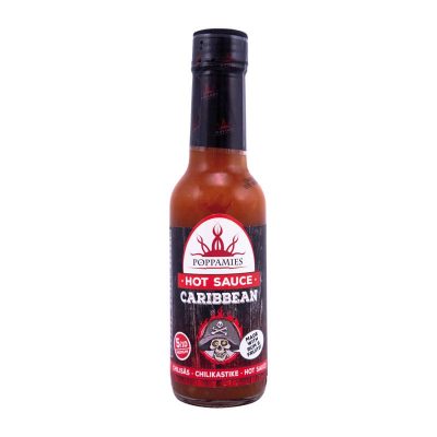 Poppamies Caribbean Hot sauce-marinade, 150 ml.