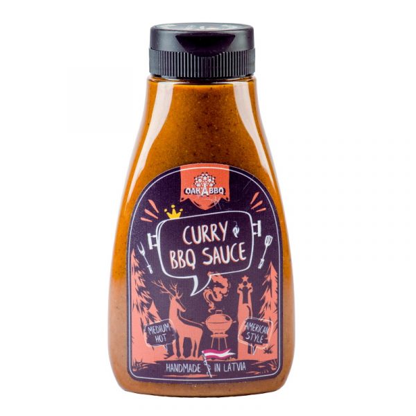 Oak'A Curry BBQ sauce, 270 g.