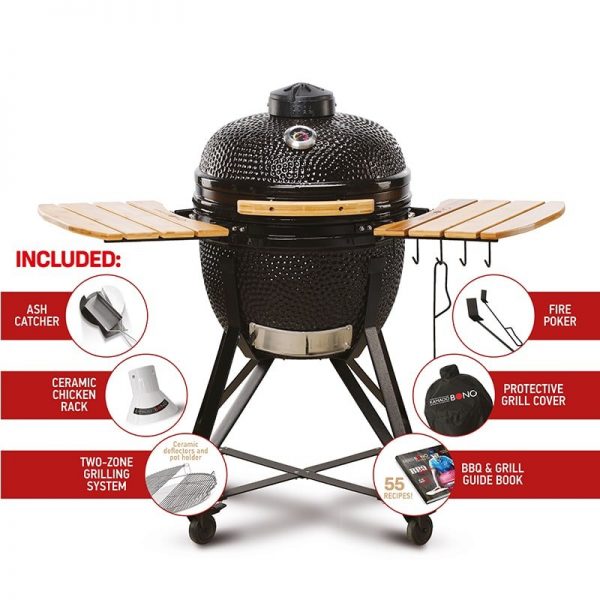 Kamado Bono Media Ceramic Grill 20"