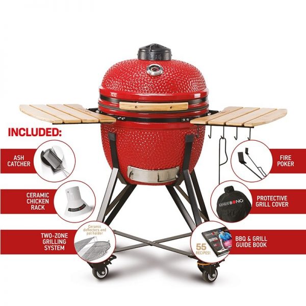 Kamado Bono Media Ceramic Grill 20"