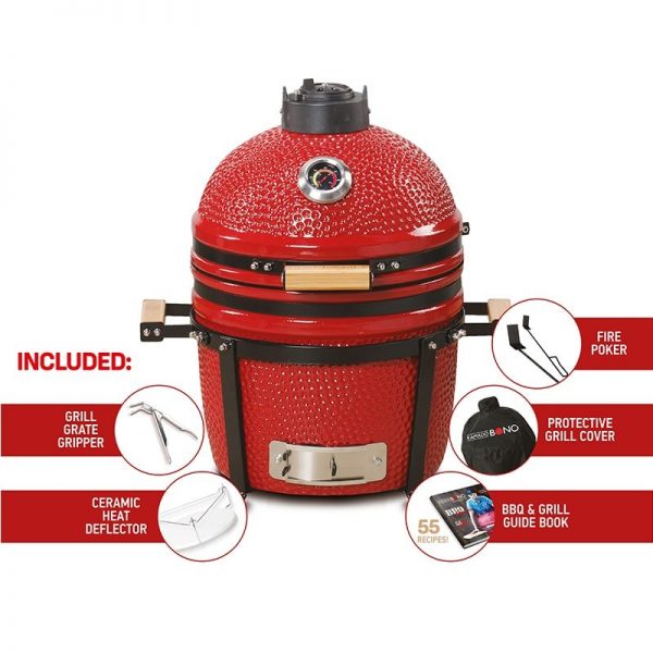 Kamado Bono Minimo Ceramic Grill 15"