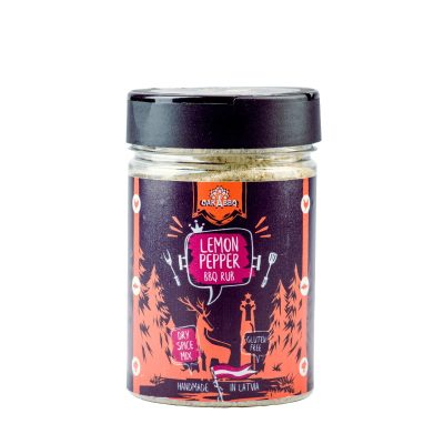 Oak'A Lemon pepper BBQ spice mix, 180g.