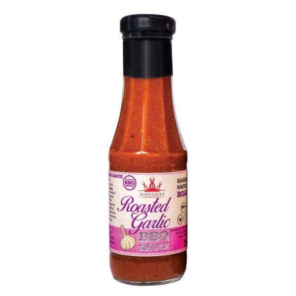 Poppamies Roasted Garlic sauce-marinade, 345 g.