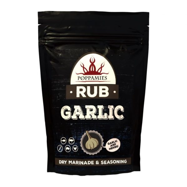 Poppamies GARLIC RUB seasoning, 200 g.