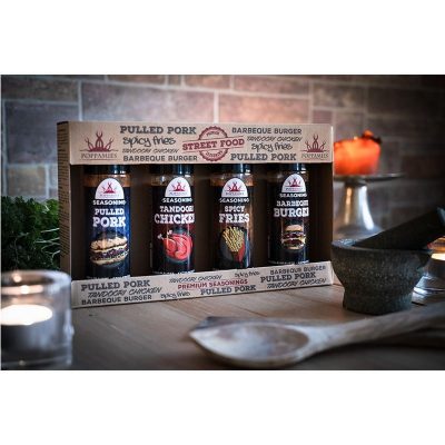 Poppamies Street Food Seasonings 4-pack