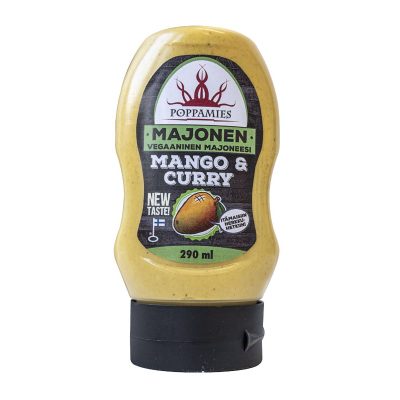 Poppamies Vegan Mango & Curry Mayonnaise, 290g.