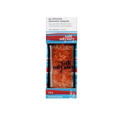 Coarse salt with smoked paprika, 110 g.