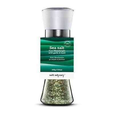 Sea Salt With Garlic And Basil, 200g.