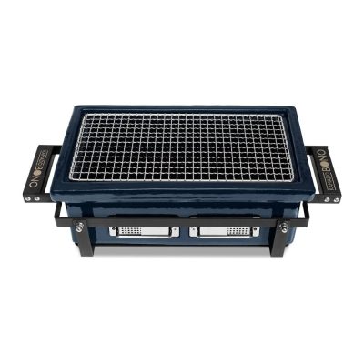 Hibachi EVO Table Grill, Rectangular, Navy Blue